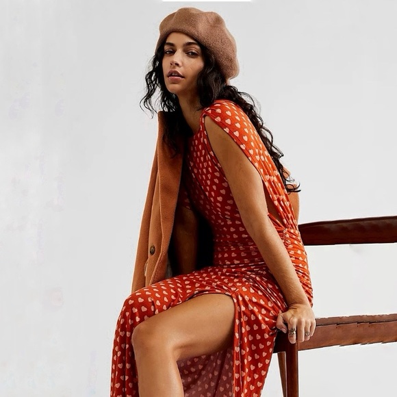 Free People Lakeside Printed Midi Dress - Picture 5 of 16